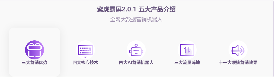 紫虎霸屏(zihu.com)，全网大数据营销机器人