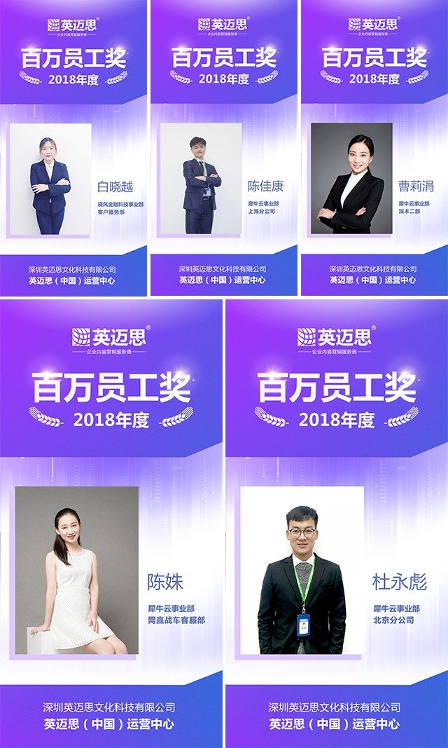 榜样引领前行，奋战燃烧梦想|犀牛云2018年度表彰名单揭晓   企业内容营销服务商