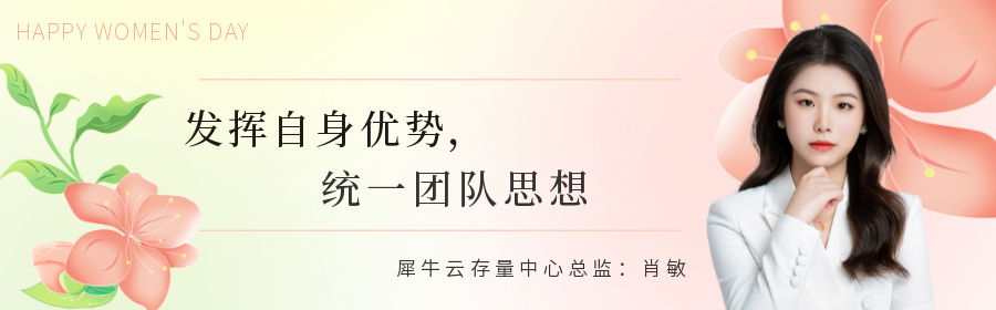 犀牛云管理中的“她”力量 犀牛云管理中的“她”力量
